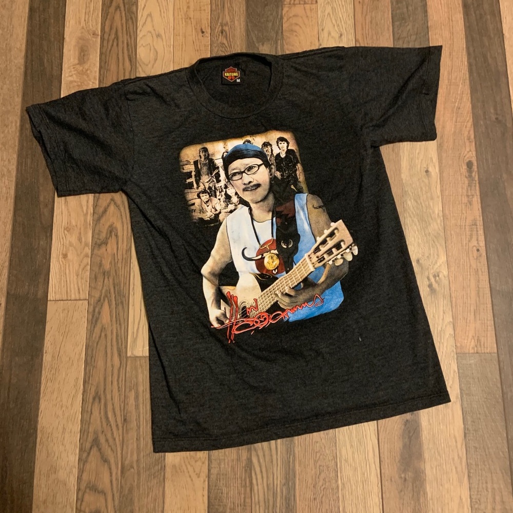 Vtg band Thailand Harley Davidson shirt m
